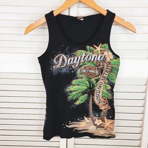 Harley Davidson Daytona Beach Florida Tank Top